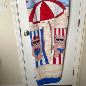 Vintage teddy towel